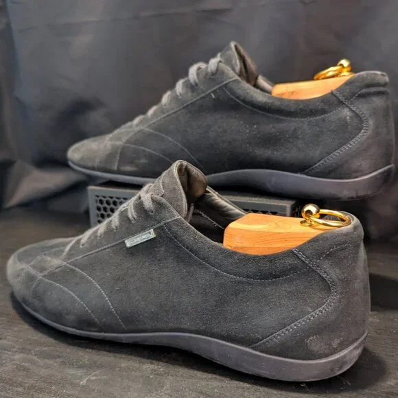 Ermenegildo Zegna Sneakers Suede black 11.5